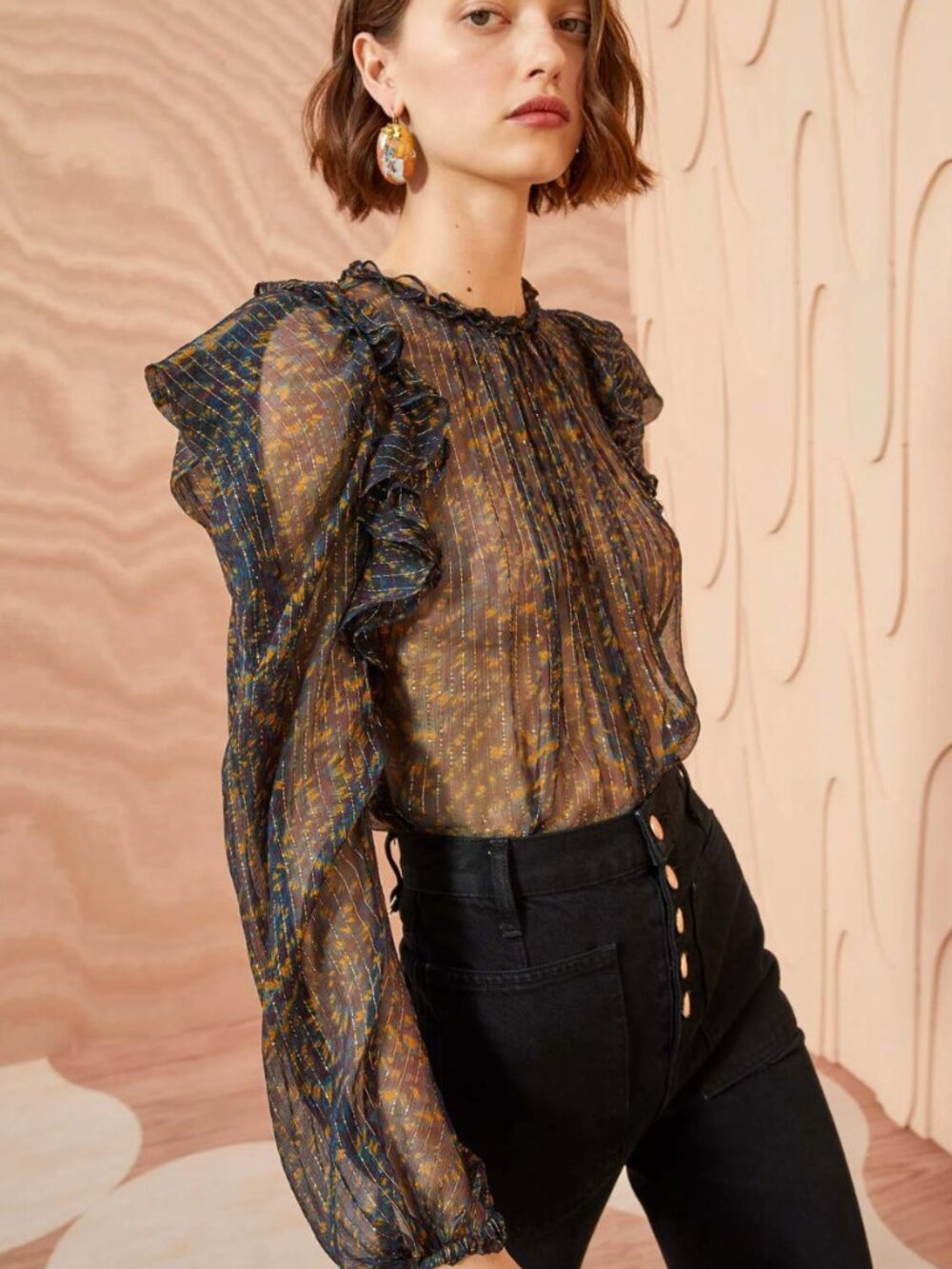 *NWT* Ulla Johnson Elvia Blouse, Peridot